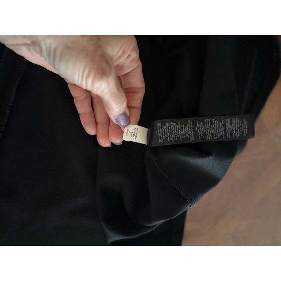 White House Black Market Black Fit & Flare Dress Size 0 with Side Pockets - Picture 8 of 16